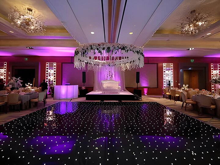 Starlight LED dance floor rental for wedding in Los Angeles